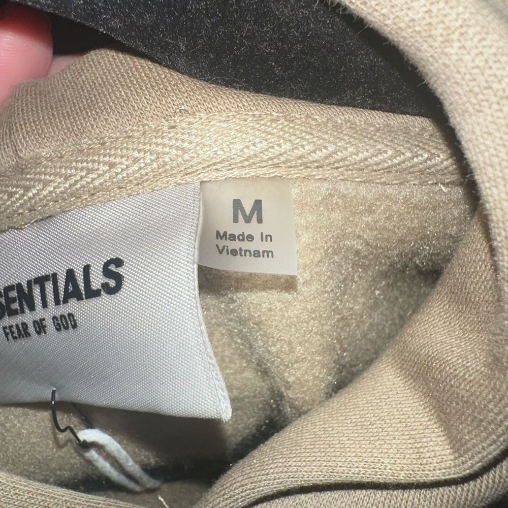 Essentials Tan Hoodie - Picture 5 of 5